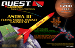 Quest Astra III™ Flying Model Rocket Launch Set - Q1407